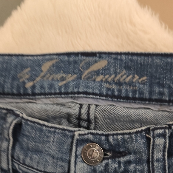 Juicy Couture Blue Jeans with Gold Embroidery - Picture 8 of 13